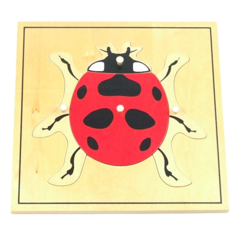 Puzzle de la coccinelle Montessori