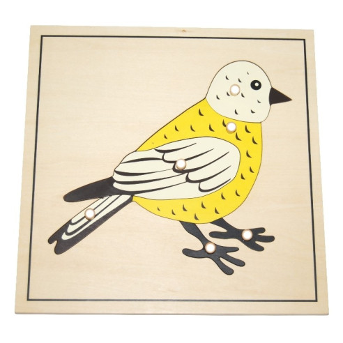 Puzzle de l'oiseau Montessori