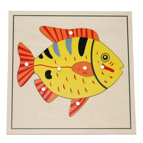 Puzzle du poisson Montessori