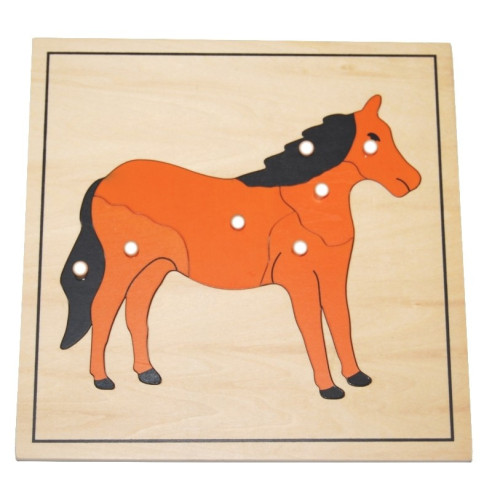 Puzzle du cheval Montessori