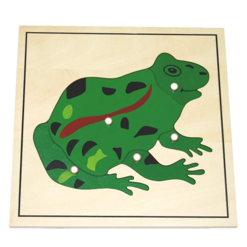 Puzzle de la grenouille Montessori