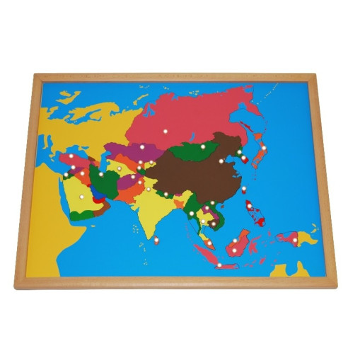 Puzzle de l'Asie PREMIUM Montessori