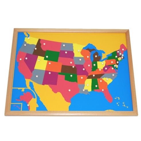 Puzzle des Etats-Unis PREMIUM Montessori