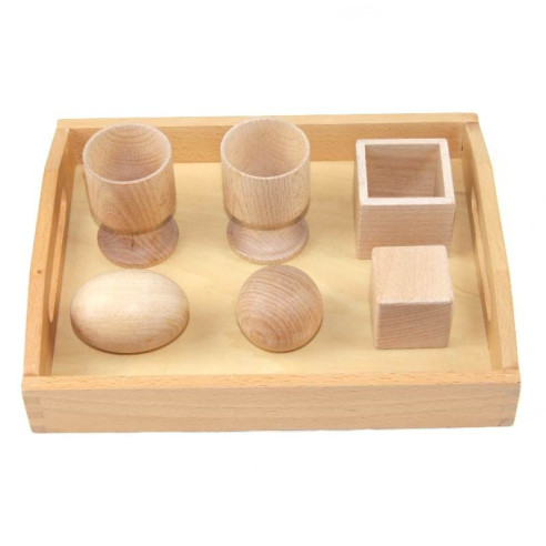 Exercice d'ajustement d'objets 3D Montessori