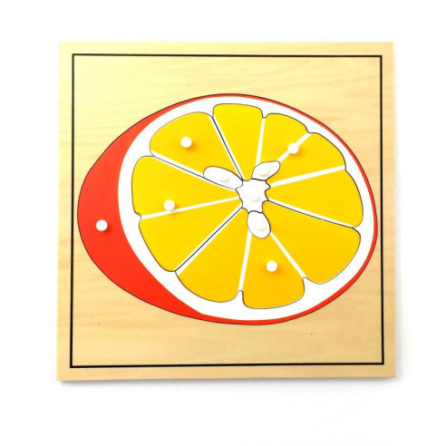 Puzzle de l'orange Montessori