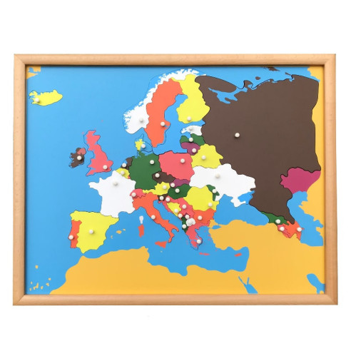 Puzzle de l'Europe premium Montessori