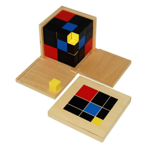 Cube du trinôme Montessori